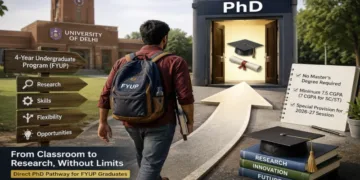 Delhi University PhD Admission 2026 (AI- generated Image)