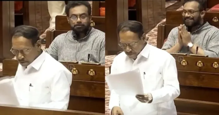 AIADMK MP Thambidurai's sharp comeback to John Brittas in Rajya Sabha