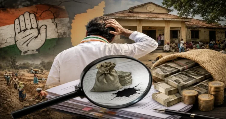 Congress government in Karnataka faces scrutiny after an audit flagged diversion of MGNREGS (AI-generated Image)