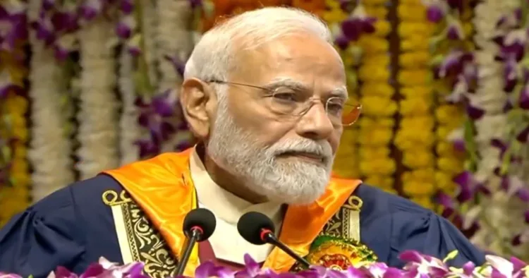 PM Narendra Modi addresses the 57th Convocation of IIT Delhi