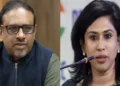 Shivakumar GV (Left) tears into Shama Mohamed (Right) over Gayatri Mantra remark