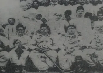 Dr Hedgewar participating in the 1930 satyagraha against the British