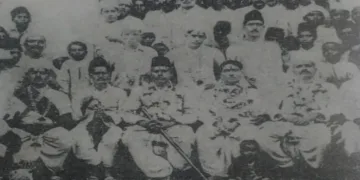 Dr Hedgewar participating in the 1930 satyagraha against the British