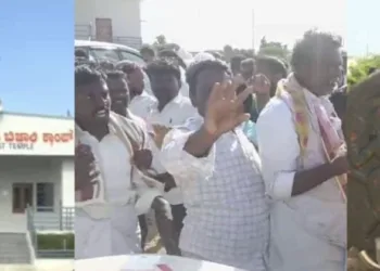 Karnataka’s Raichur district witnessed tension after a dispute over land allegedly reserved for an Anjaneya temple