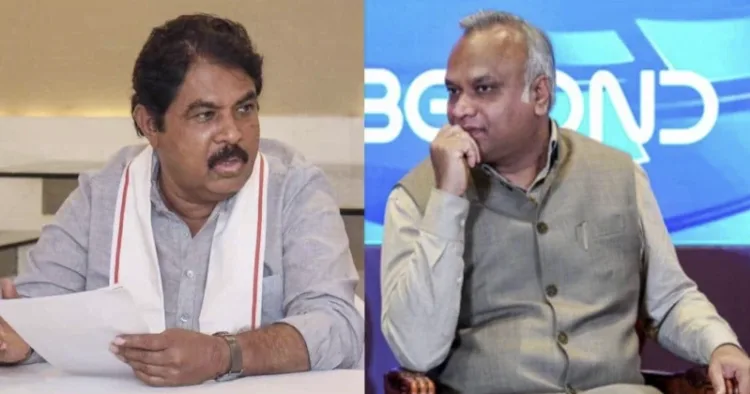R. Ashoka (Left), Karnataka Home Minister Priyank Kharge (Right)