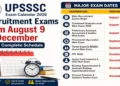 UPSSSC Exam Calander Released (This image is generated by AI)