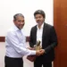 Minister Vanni Arasu, CM Vijay Joseph (Left to right) (File Photo)