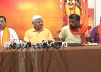 VHP International President Alok Kumar ji addressing the media