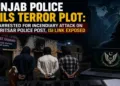 Punjab Police have arrested four people for the Amritsar police post attack (AI-generated image)