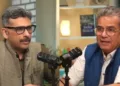 (Left) Sanket Upadhyay (Right) Veteran BBC journalist Rehan Fazal