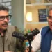(Left) Sanket Upadhyay (Right) Veteran BBC journalist Rehan Fazal