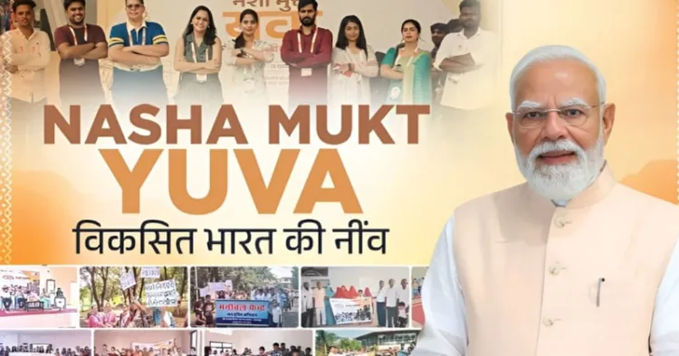 PM Modi launched the ‘Nasha Mukt Yuva for Viksit Bharat’ campaign, calling the next 100 Sundays “100 strong steps” towards a drug-free India