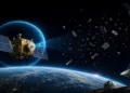 India is strengthening orbital safety through advanced tracking and collision avoidance amid rising space debris (This image is generated by AI)