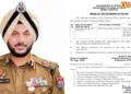 Amritsar Police Commissioner Gurpreet Singh Bhullar (Left)
