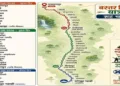 Route chart of Bastar Tiranga Yatra to be carried out from Narayanpur to Karregutta