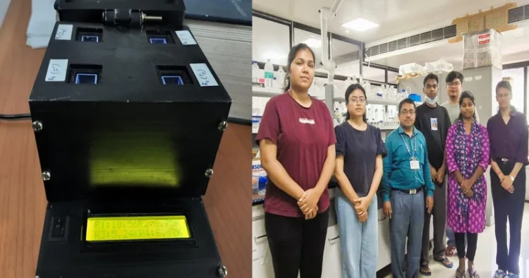IIT Guwahati researchers have developed ‘E-Eye’, a low-cost portable device that rapidly detects toxic heavy metals and E. coli in water