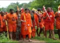 Nearly 700 devotees, including 16 members of the Baiga tribal community, joined the BJP MLA Bhawna Bohra-led Kanwar Yatra