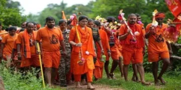 Nearly 700 devotees, including 16 members of the Baiga tribal community, joined the BJP MLA Bhawna Bohra-led Kanwar Yatra