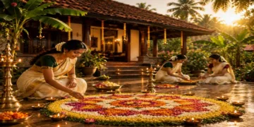 Onam is Kerala’s harvest festival, celebrated in the Malayalam month of Chingam