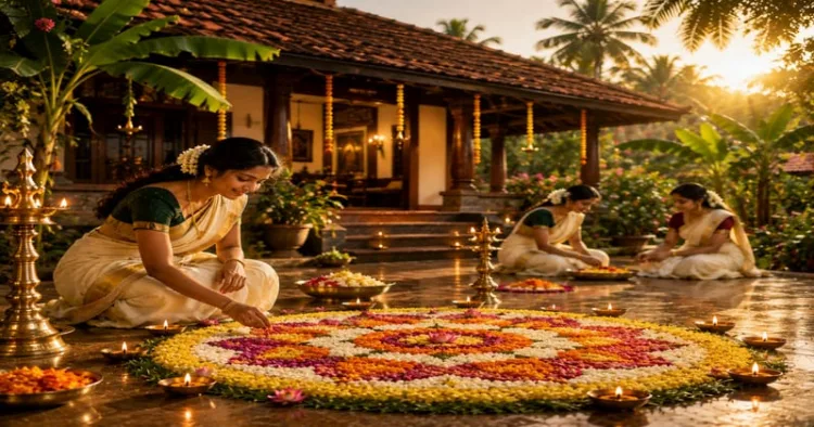 Onam is Kerala’s harvest festival, celebrated in the Malayalam month of Chingam
