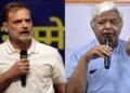 Congress leader Rahul Gandhi (Left) and VHP International President Alok Kumar (Right)