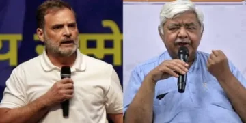 Congress leader Rahul Gandhi (Left) and VHP International President Alok Kumar (Right)