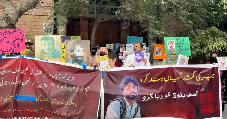 Ten Baloch people, including a former leader’s brother, have reportedly disappeared during security operations in Karachi