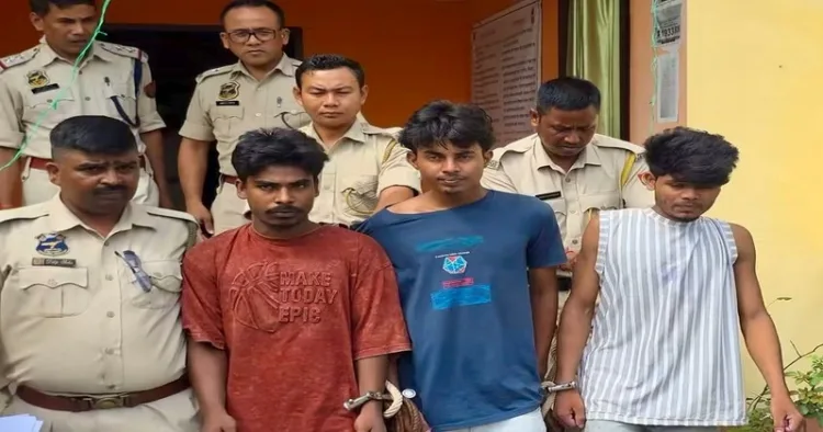 Pir Mohammed (25), Nasirul Sheikh (20) and Harunul Hassan (19) gang-raped a minor tribal girl in Chirang