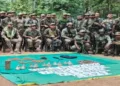 Maoist arms and explosives recovered in Sukma