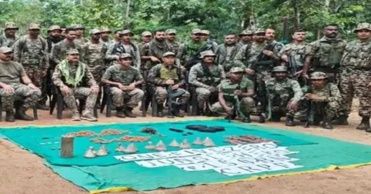 Maoist arms and explosives recovered in Sukma