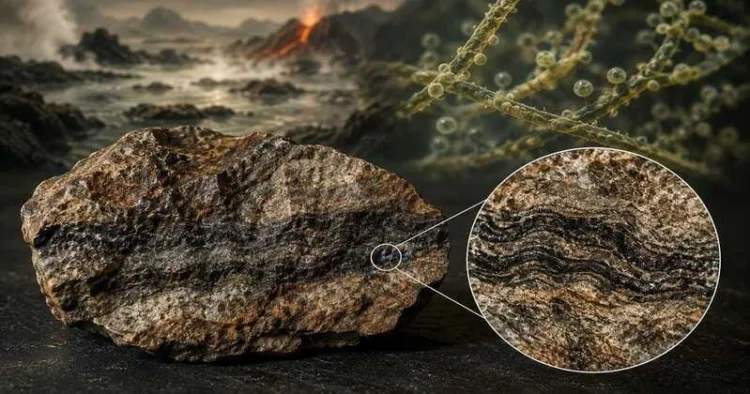 Scientists have found possible evidence of microbial life dating back nearly 3.5 billion years in a rock from Jharkhand’s Singhbhum region
