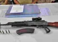 The NIA has arrested absconding accused Bhairaw Tripathi in connection with the 2024 recovery of an AK-47 rifle and live ammunition in Bihar