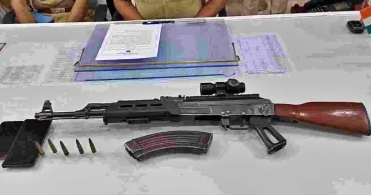 The NIA has arrested absconding accused Bhairaw Tripathi in connection with the 2024 recovery of an AK-47 rifle and live ammunition in Bihar