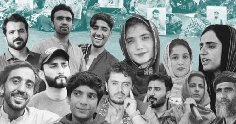 Photo collage depicting people associated with Balochistan amid concerns over alleged human rights violations in the region. (Image Source: Human Rights Council of Balochistan)