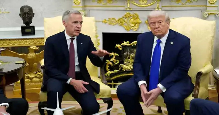 Canada Prime Minister Mark Carney and US President Donald Trump