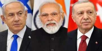 Israeli Prime Minister Benjamin Netanyahu,Prime Minister Narendra Modi, Turkish President Recep Tayyip Erdogan