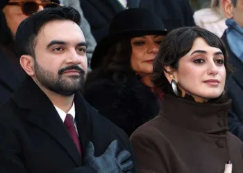 New York City Mayor Zohran Mamdani and wife Rama Duwaji