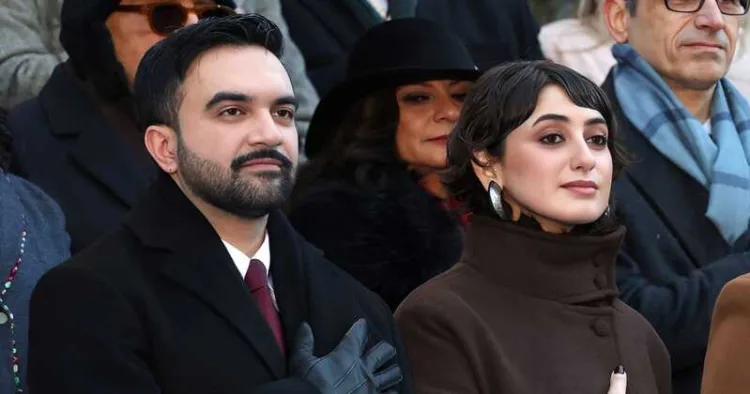 New York City Mayor Zohran Mamdani and wife Rama Duwaji