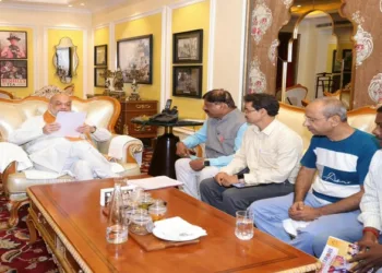 Union Home Minister Amit Shah meets the delegation of Vanvasi Kalyan Ashram