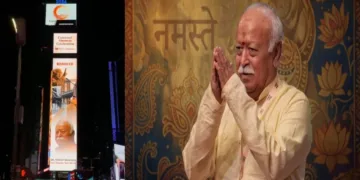 Sarsanghchalak Dr Mohan Bhagwat in US