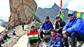 Pilgrims take on the challenging 18-km Kinnaur Kailash trek through the Himalayas to reach the sacred 80-foot Shivling of Mahadev, showing their faith, devotion and willpower