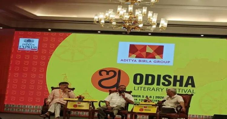 Editor of Organiser Prafulla Ketkar and others in a programme in Bhubaneswar