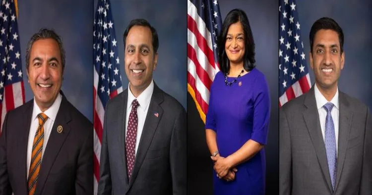 nearly 90 US political figures back a pledge against contributions described as RSS-linked