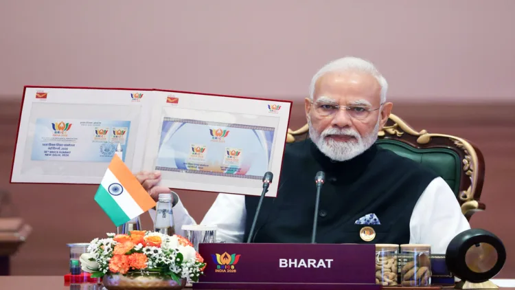 New Delhi, Sep 12 (ANI): Prime Minister Narendra Modi during the BRICS Session on ‘Inclusive Global Governance and Strengthening Multilateralism', at the 18th BRICS Summit at Bharat Mandapam in New Delhi on Saturday. (Narendra Modi Photo Gallery/ANI Photo)