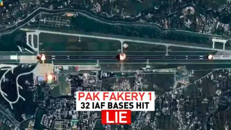 Pakistan’s Operation Sindoor Claims Fact Check: 32 Airbases, S-400 and IAF Jets (Image Source: NDTV)