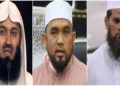 (Left to Right): Islamic Hardliners Ismail Menk, Haslin Baharim and Imam Nalla Abdul Jameel banned from Singapore