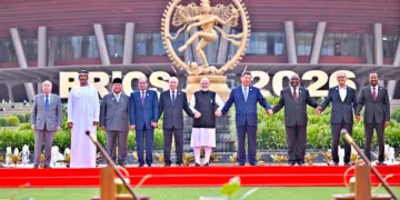 Leaders come together at the BRICS Summit in New Delhi on September 12