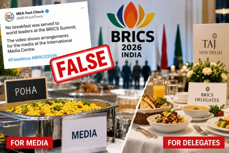 FACT CHECK: ‘Poha For World Leaders’ Claim Blown Apart, Food Was For Journalists (Image generated using AI)