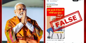 Fact Check: Viral Video Falsely Claims PM Modi Said He Would End Poverty ‘In One Go’