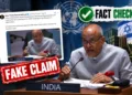 Viral AI-Generated Speech Falsely Shows Indian Envoy Parvathaneni Harish Defending India’s Arms Supply to Israel at UNSC